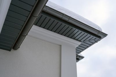 Gutter Cover System on Commercial Roof